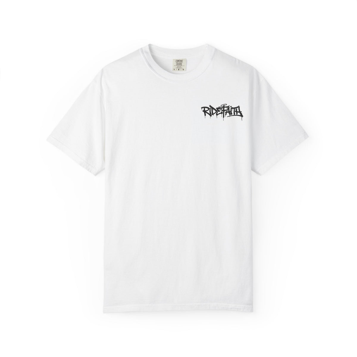 RideFaith Graffiti Logo T‑Shirt
