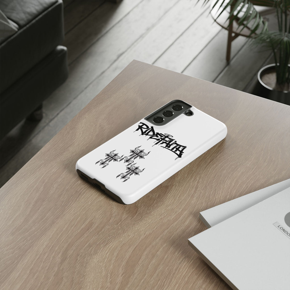 RideFaith Graffiti Tough Phone Case “WHITE”