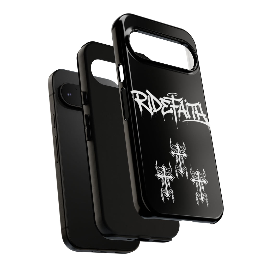 RideFaith Graffiti Tough Phone Case “BLACK”