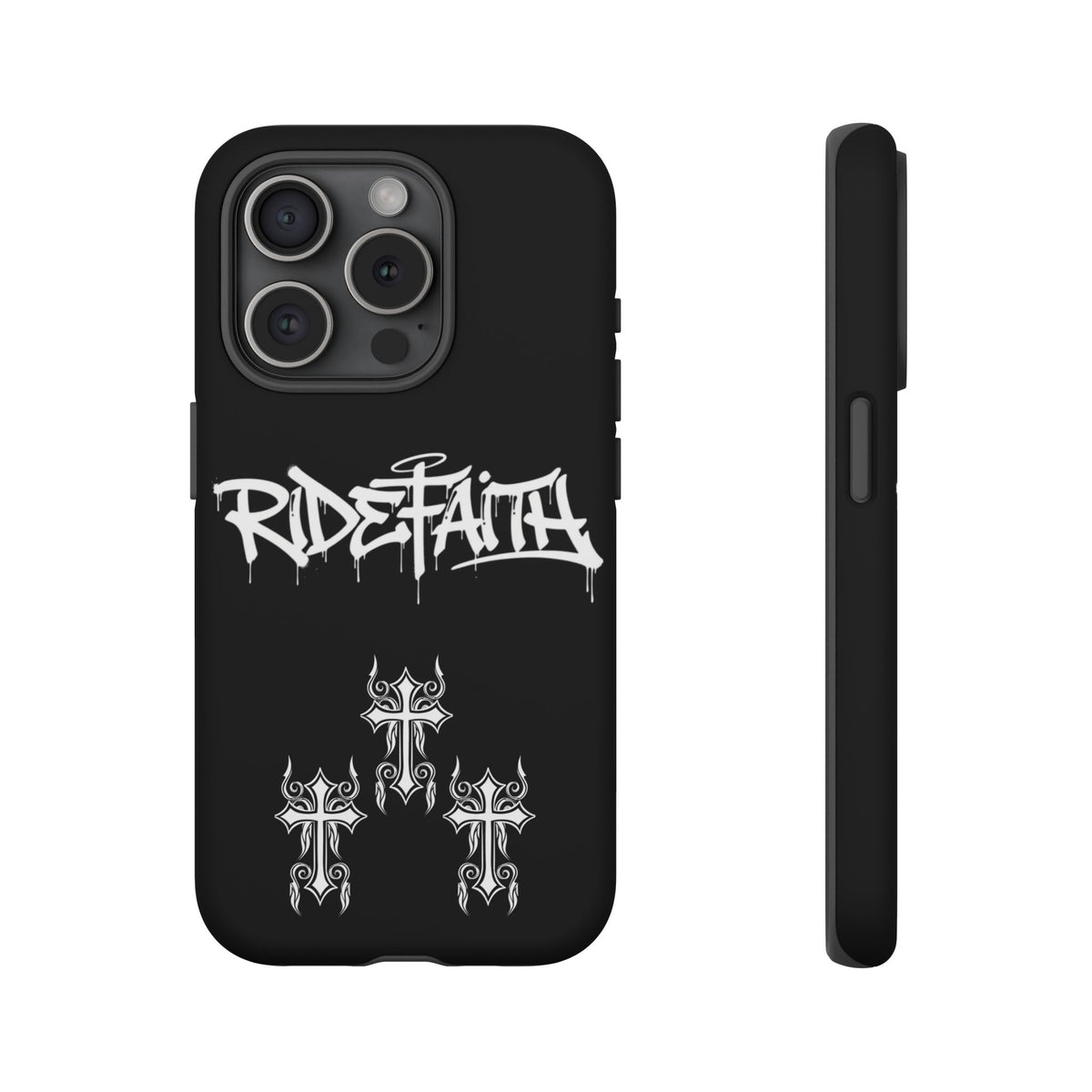 RideFaith Graffiti Tough Phone Case “BLACK”