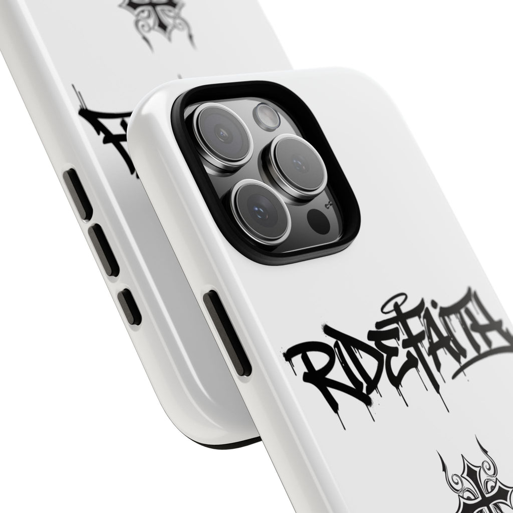 RideFaith Graffiti Tough Phone Case “WHITE”