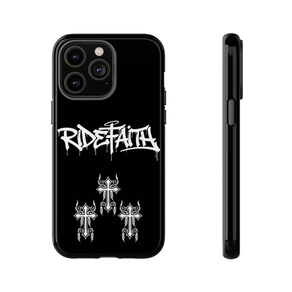 RideFaith Graffiti Tough Phone Case “BLACK”