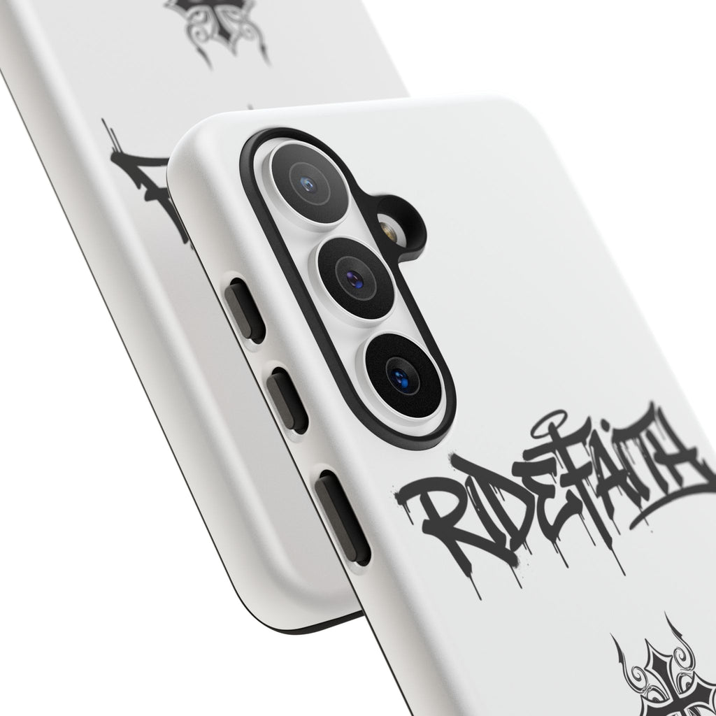 RideFaith Graffiti Tough Phone Case “WHITE”