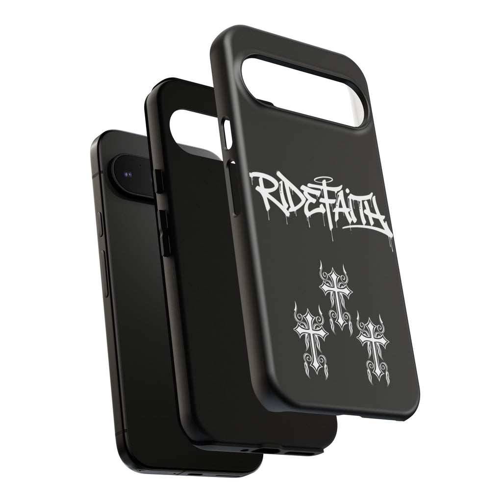 RideFaith Graffiti Tough Phone Case “BLACK”