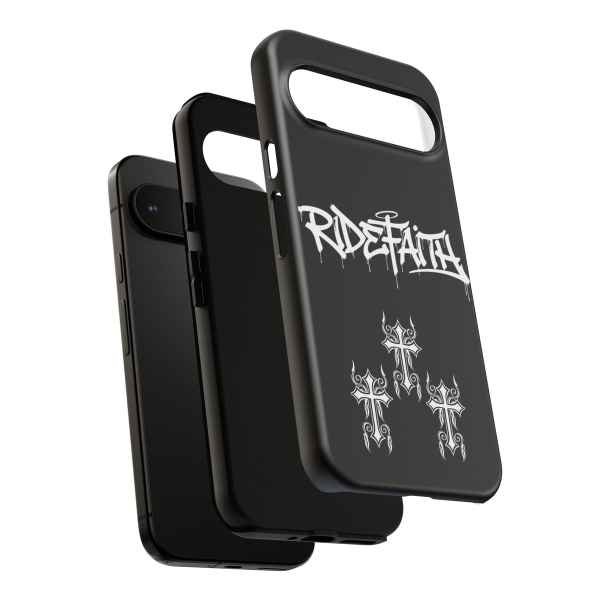 RideFaith Graffiti Tough Phone Case “BLACK”