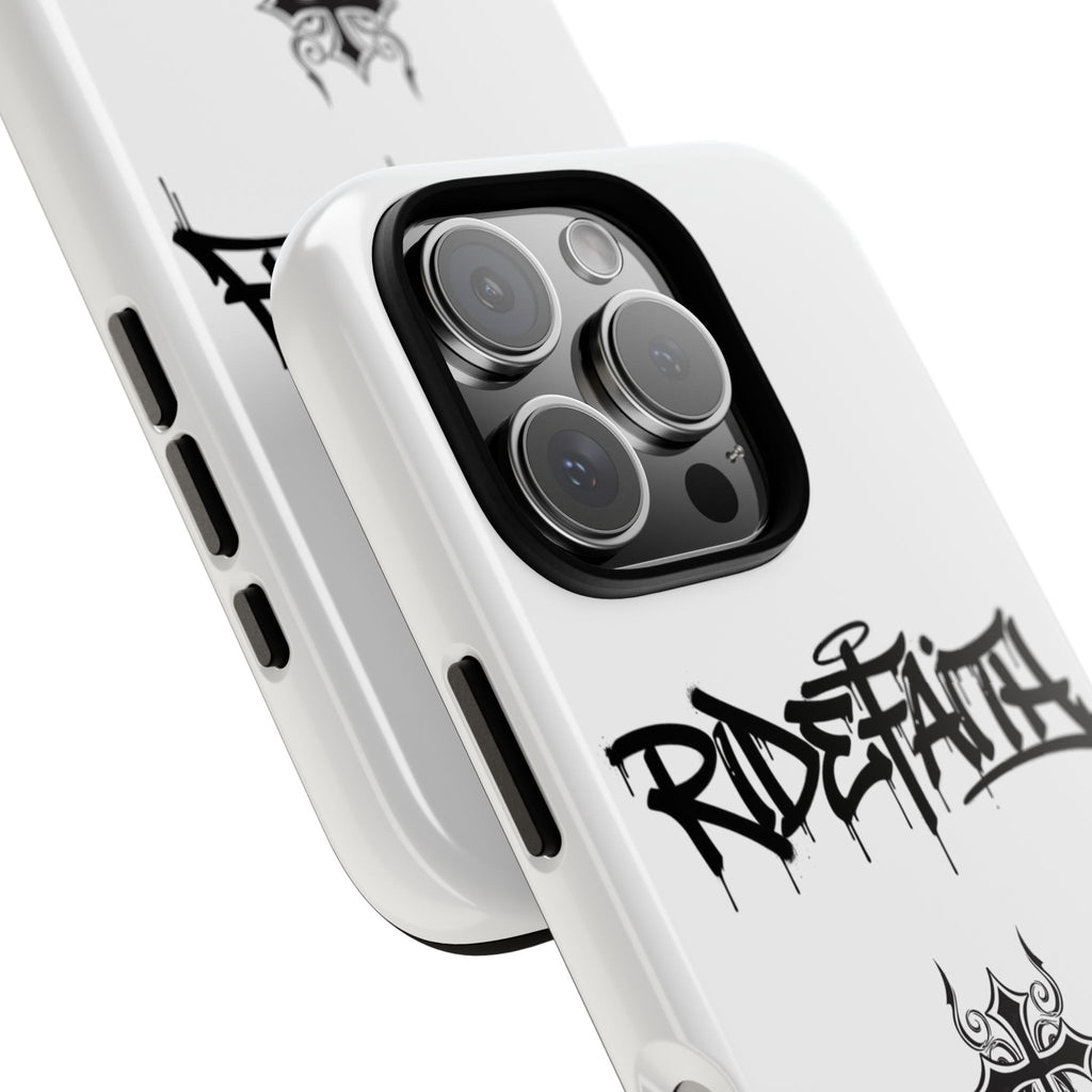 RideFaith Graffiti Tough Phone Case “WHITE”