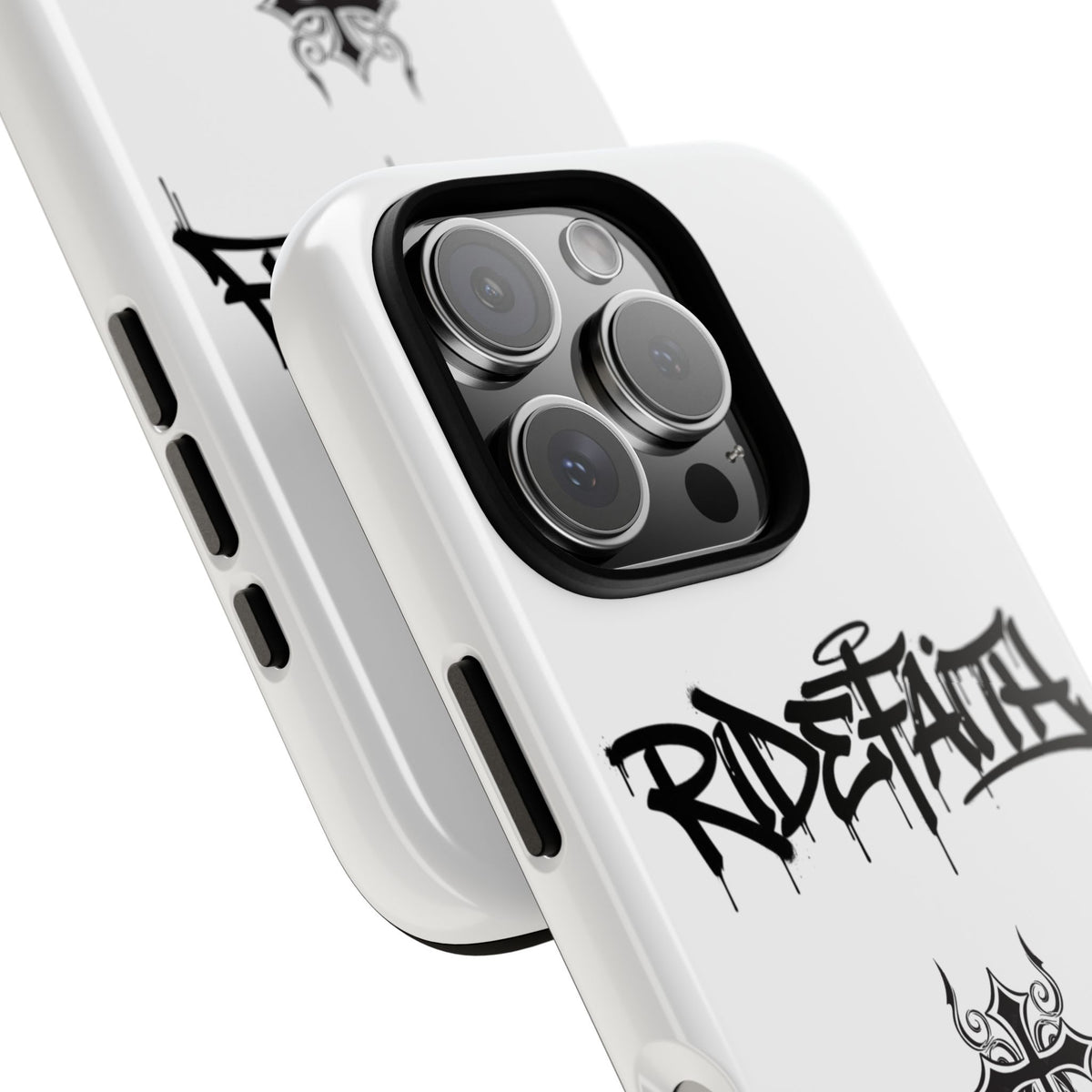 RideFaith Graffiti Tough Phone Case “WHITE”