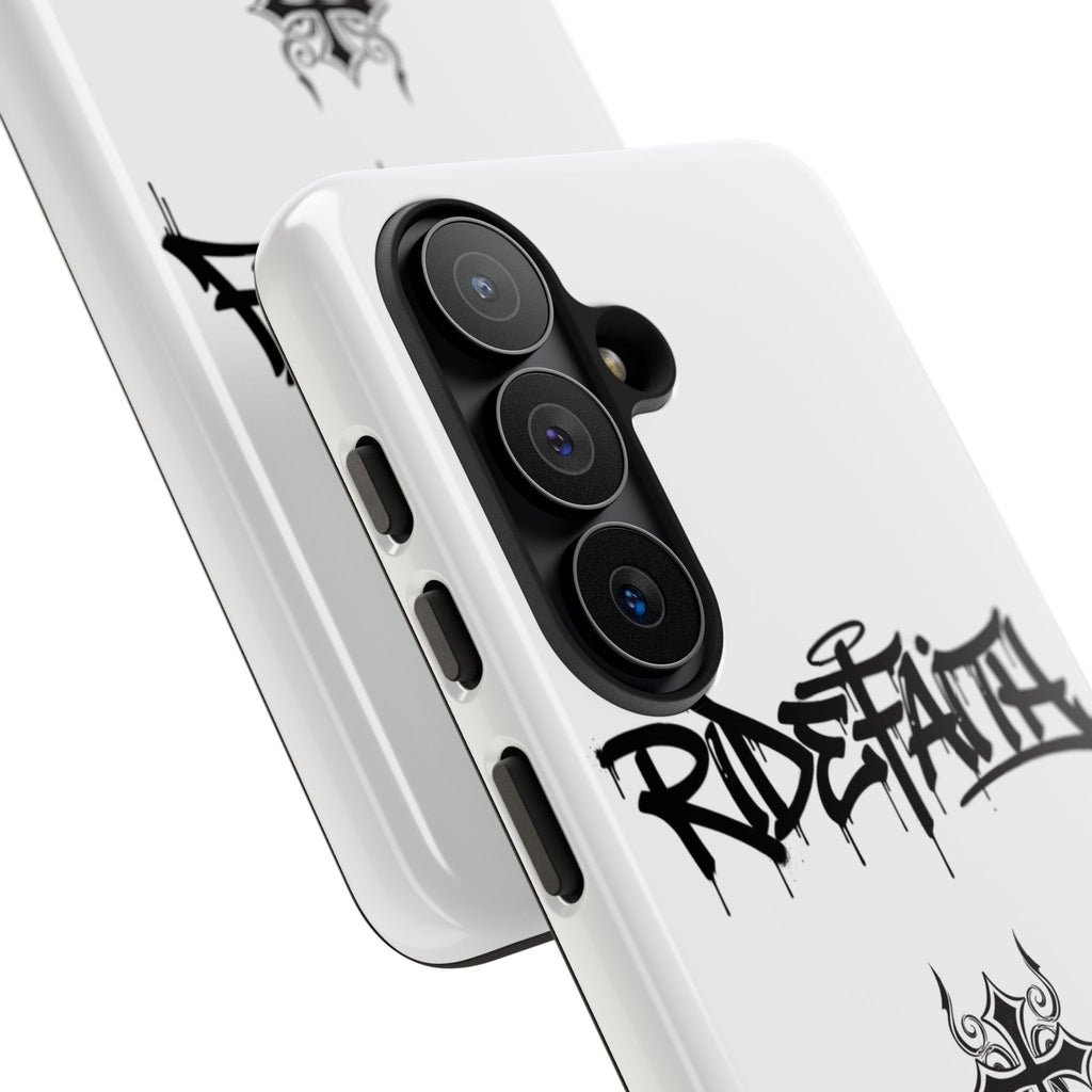RideFaith Graffiti Tough Phone Case “WHITE”