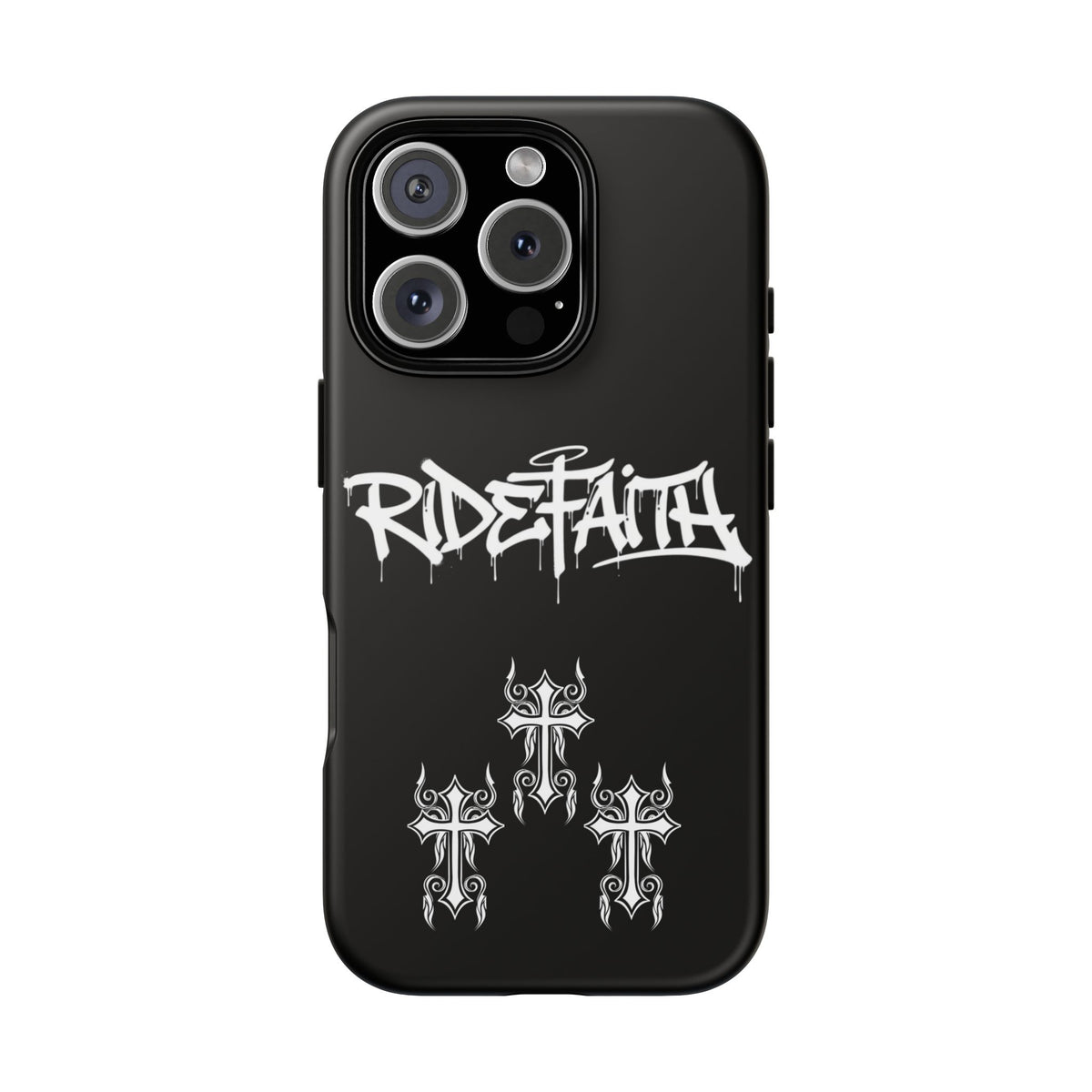 RideFaith Graffiti Tough Phone Case “BLACK”