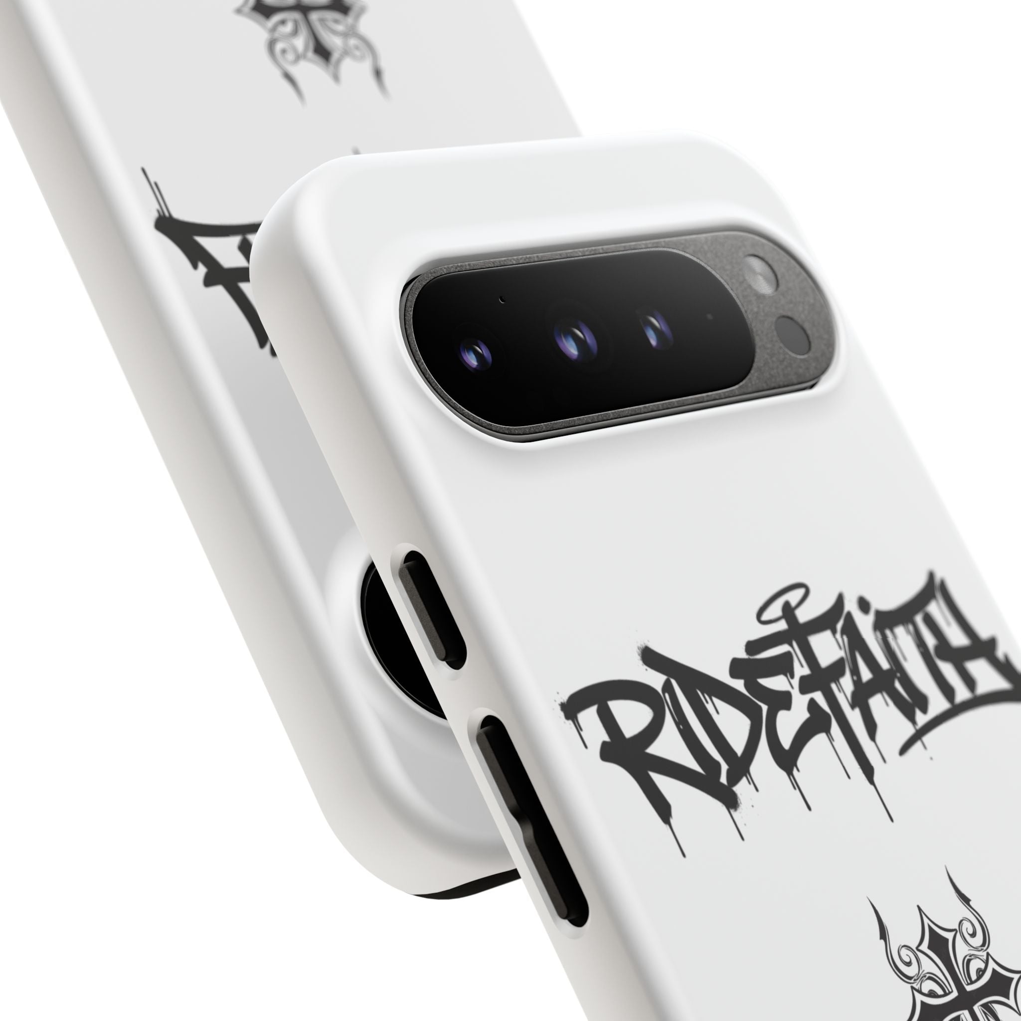 RideFaith Graffiti Tough Phone Case “WHITE”