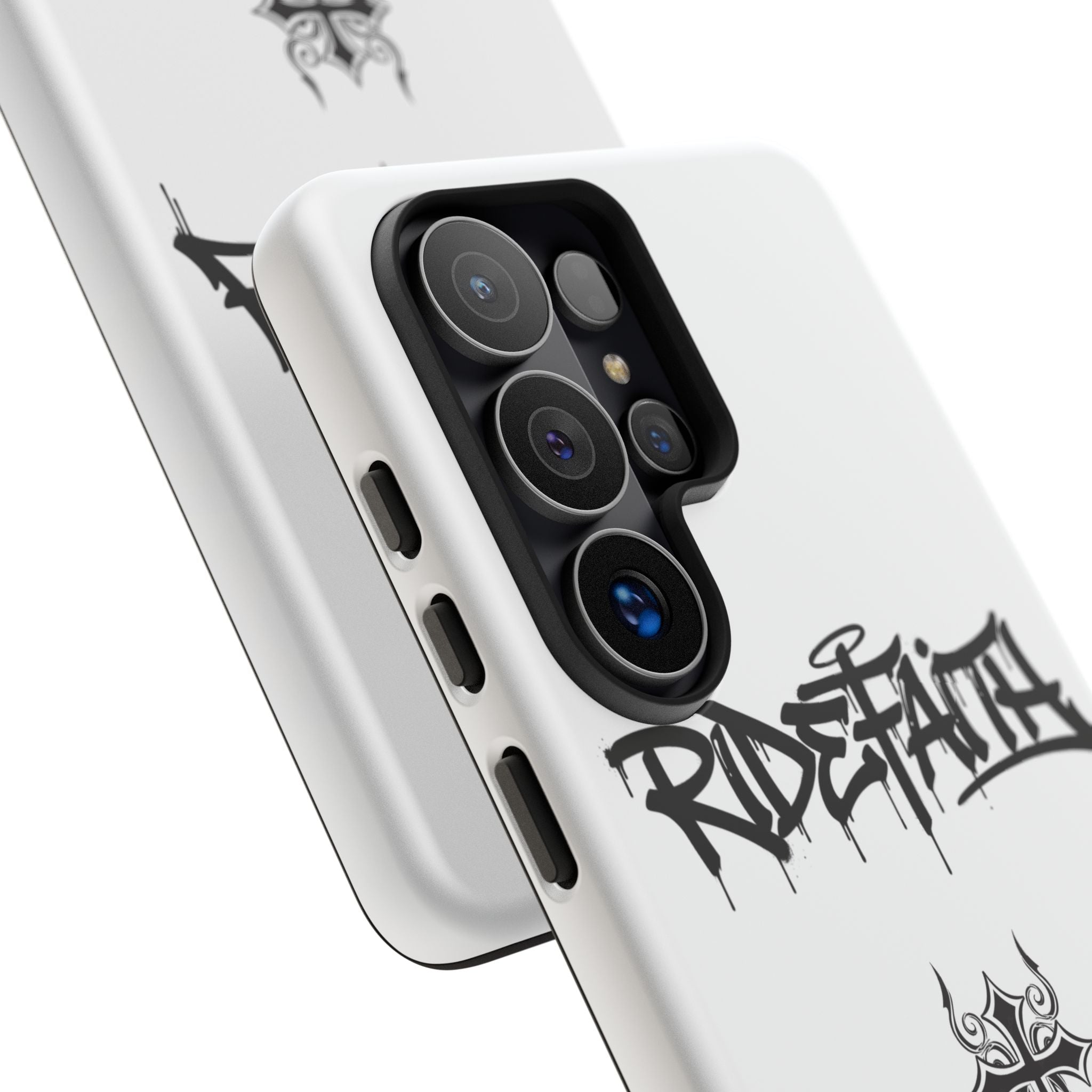 RideFaith Graffiti Tough Phone Case “WHITE”