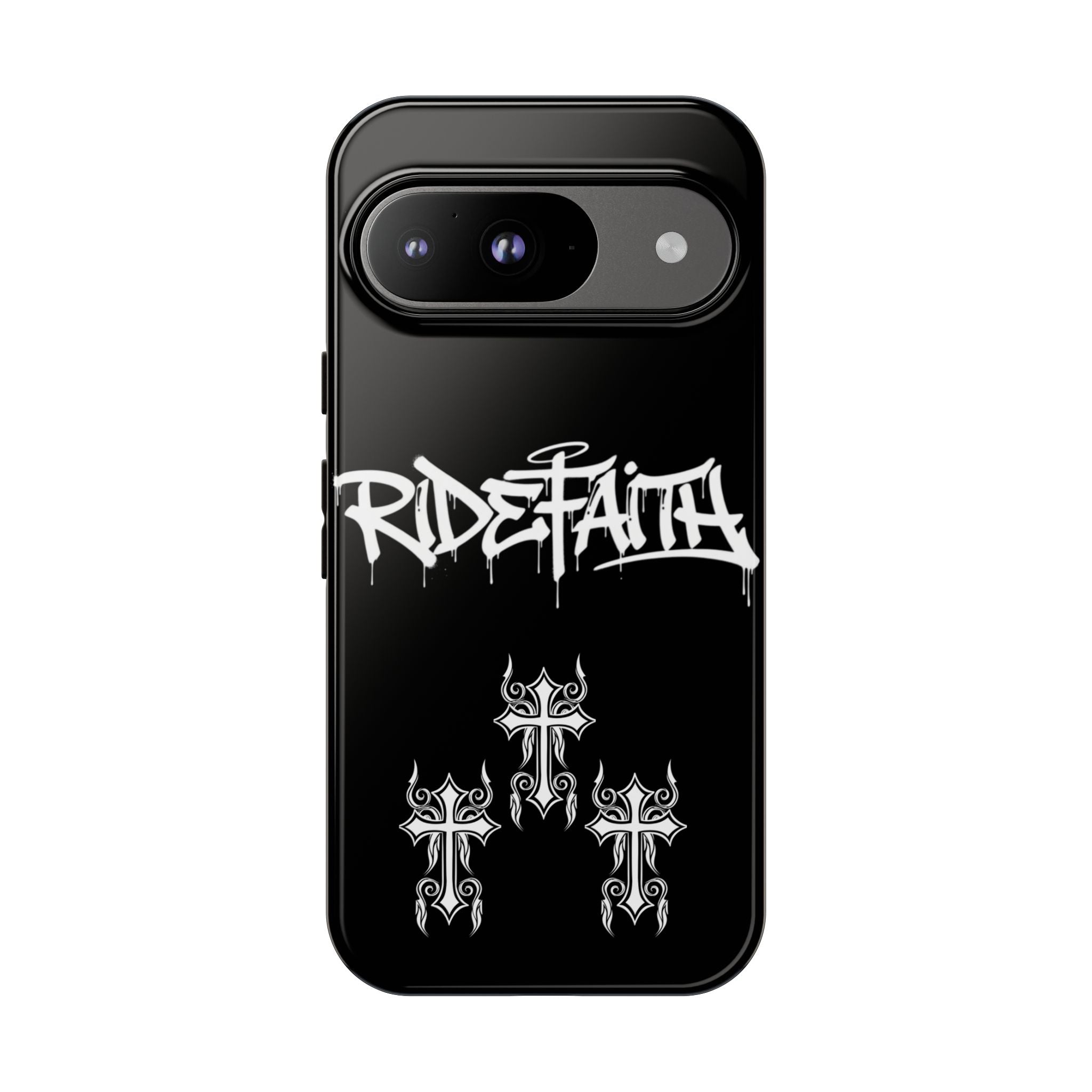 RideFaith Graffiti Tough Phone Case “BLACK”