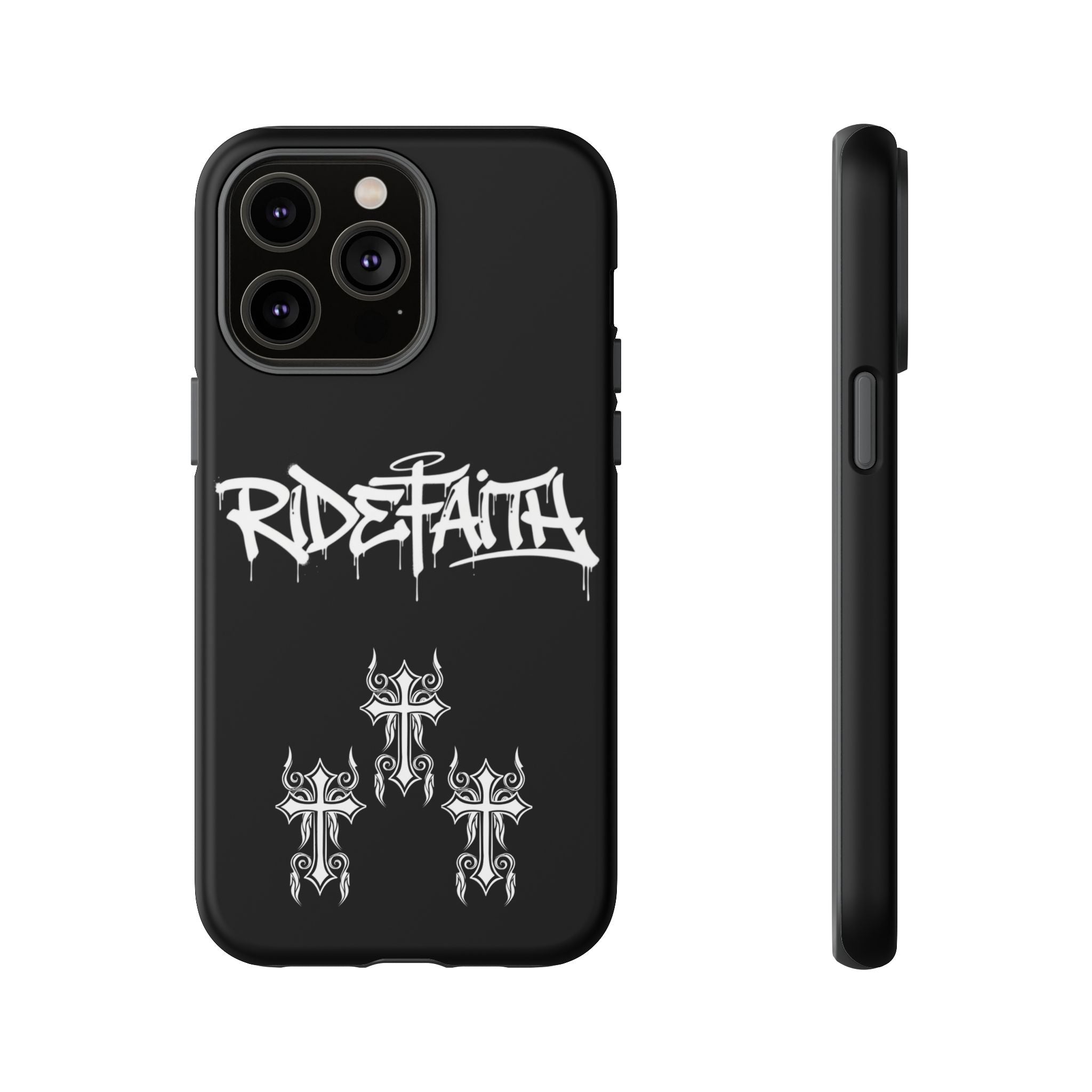RideFaith Graffiti Tough Phone Case “BLACK”