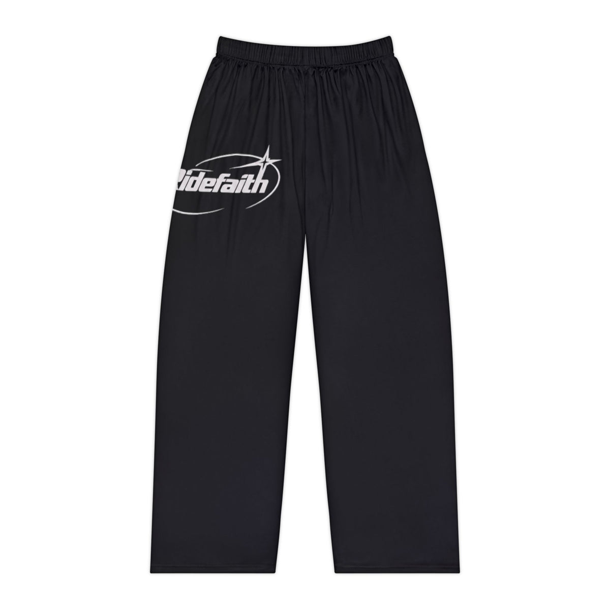 Black "Ridefaith" Women's Pajama Pants — Cozy Lounge Sleepwear