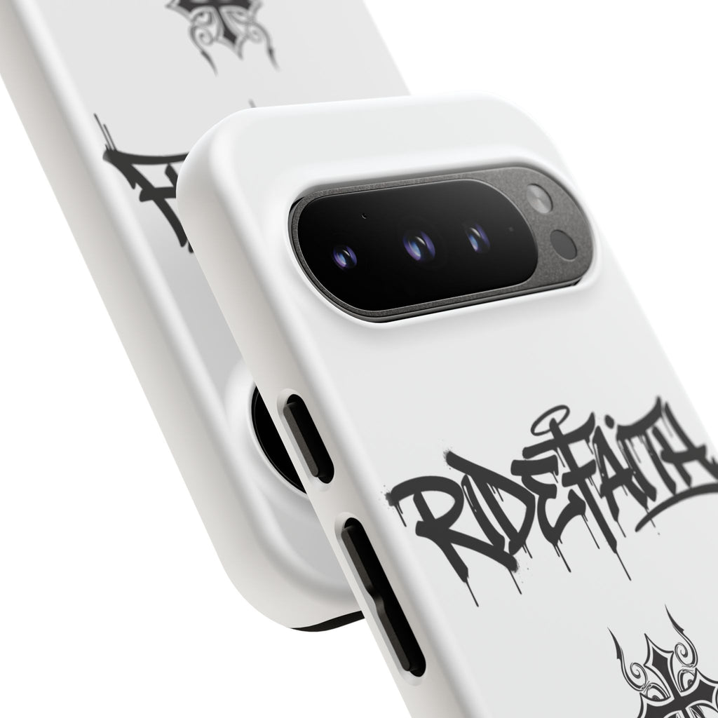 RideFaith Graffiti Tough Phone Case “WHITE”