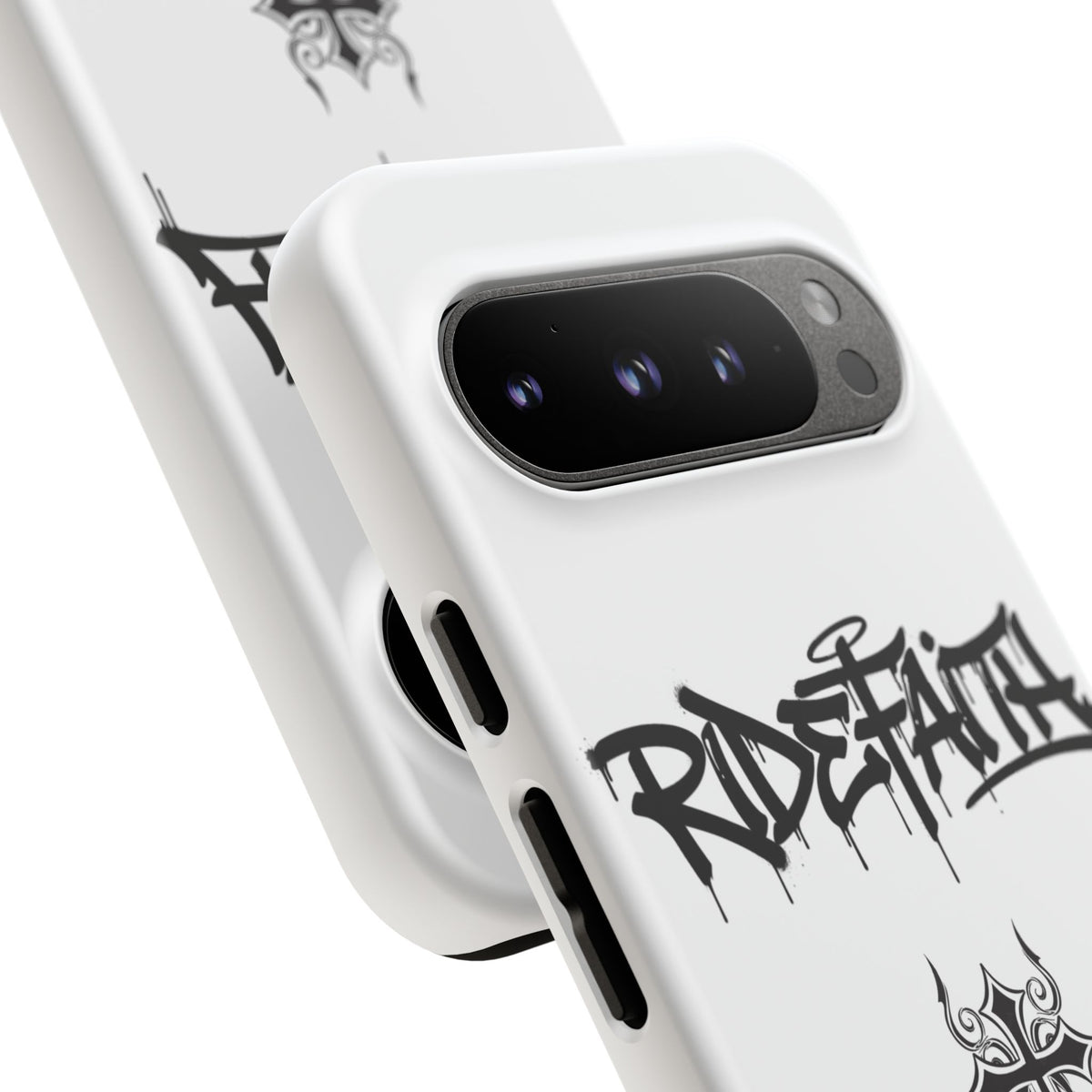 RideFaith Graffiti Tough Phone Case “WHITE”