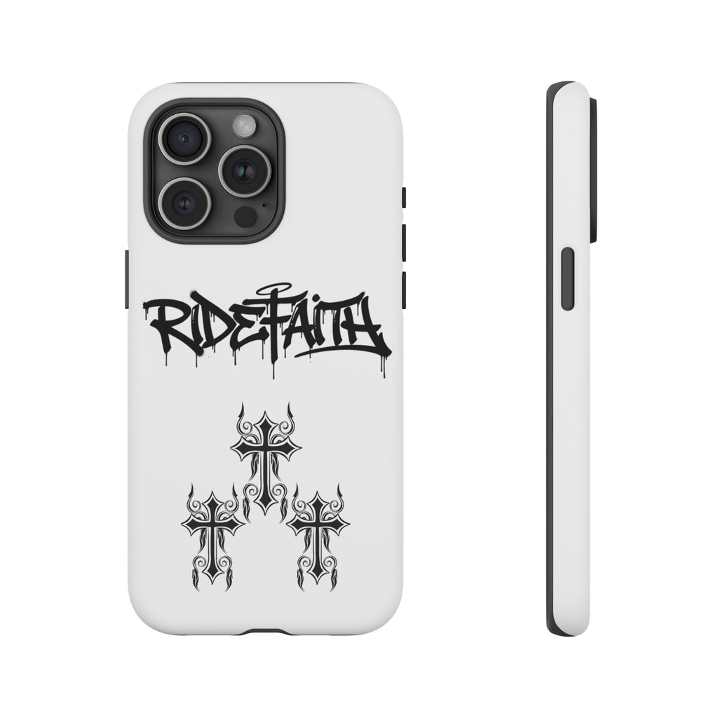 RideFaith Graffiti Tough Phone Case “WHITE”