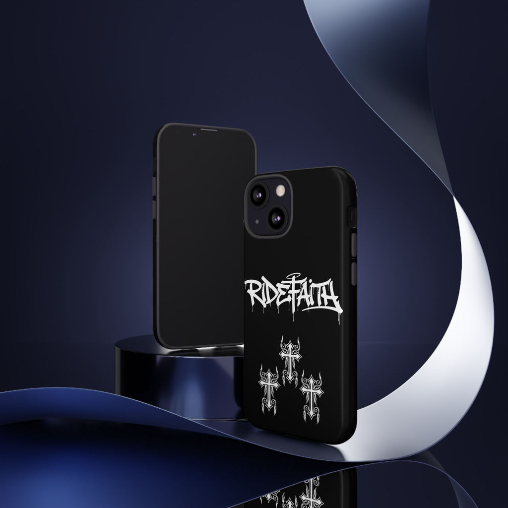 RideFaith Graffiti Tough Phone Case “BLACK”