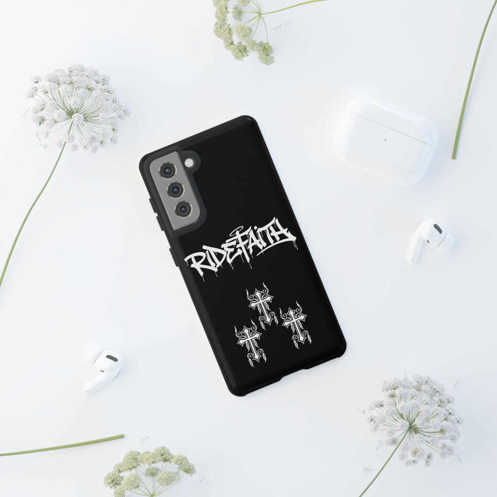 RideFaith Graffiti Tough Phone Case “BLACK”