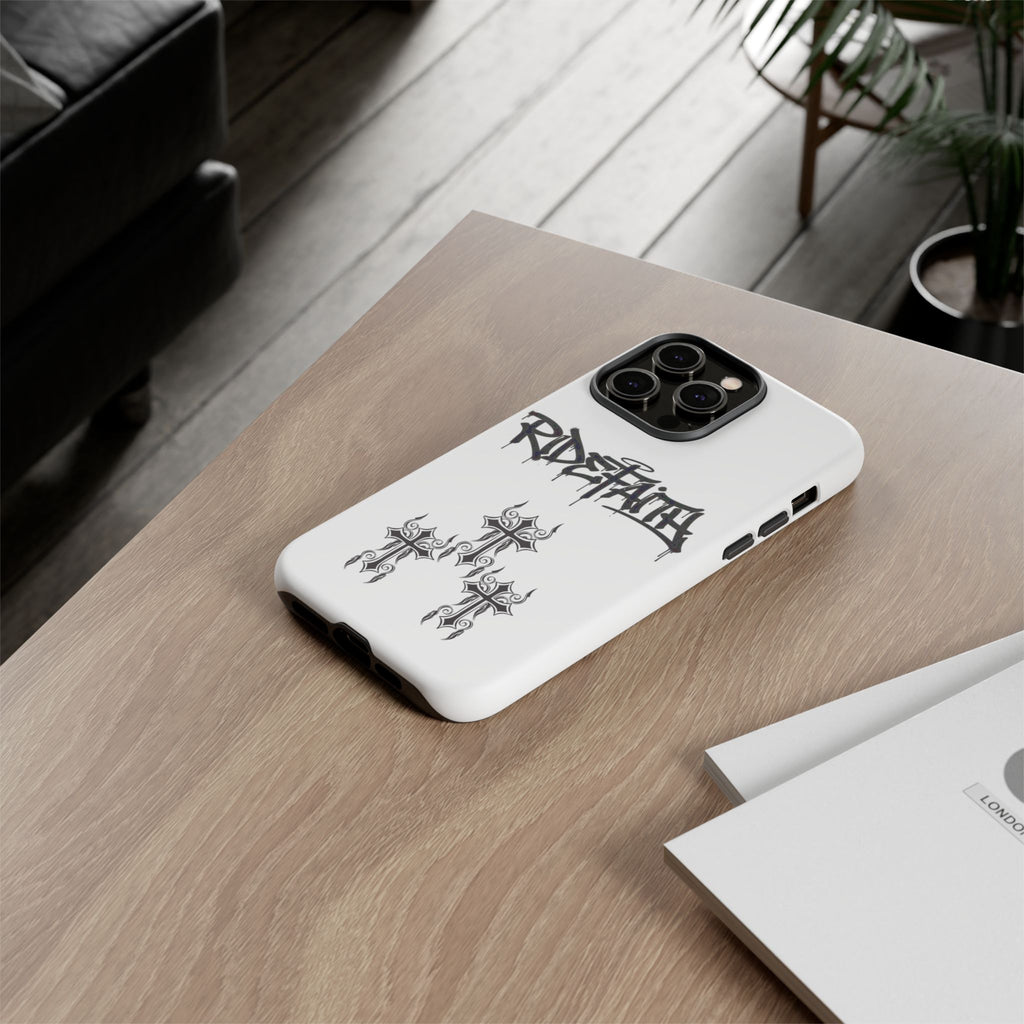 RideFaith Graffiti Tough Phone Case “WHITE”