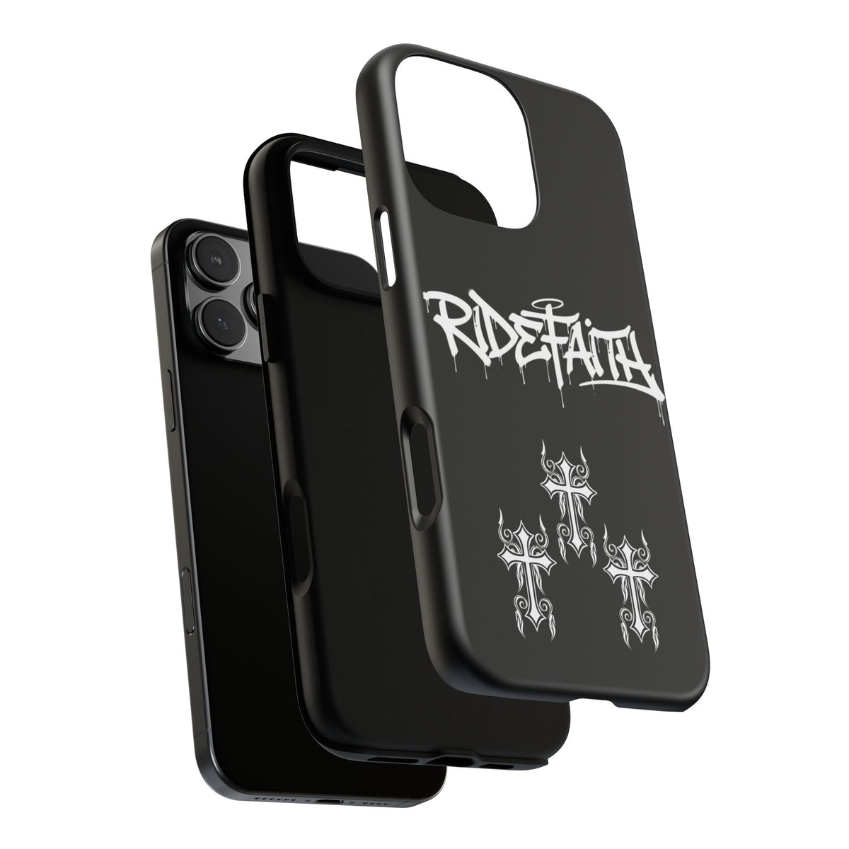 RideFaith Graffiti Tough Phone Case “BLACK”