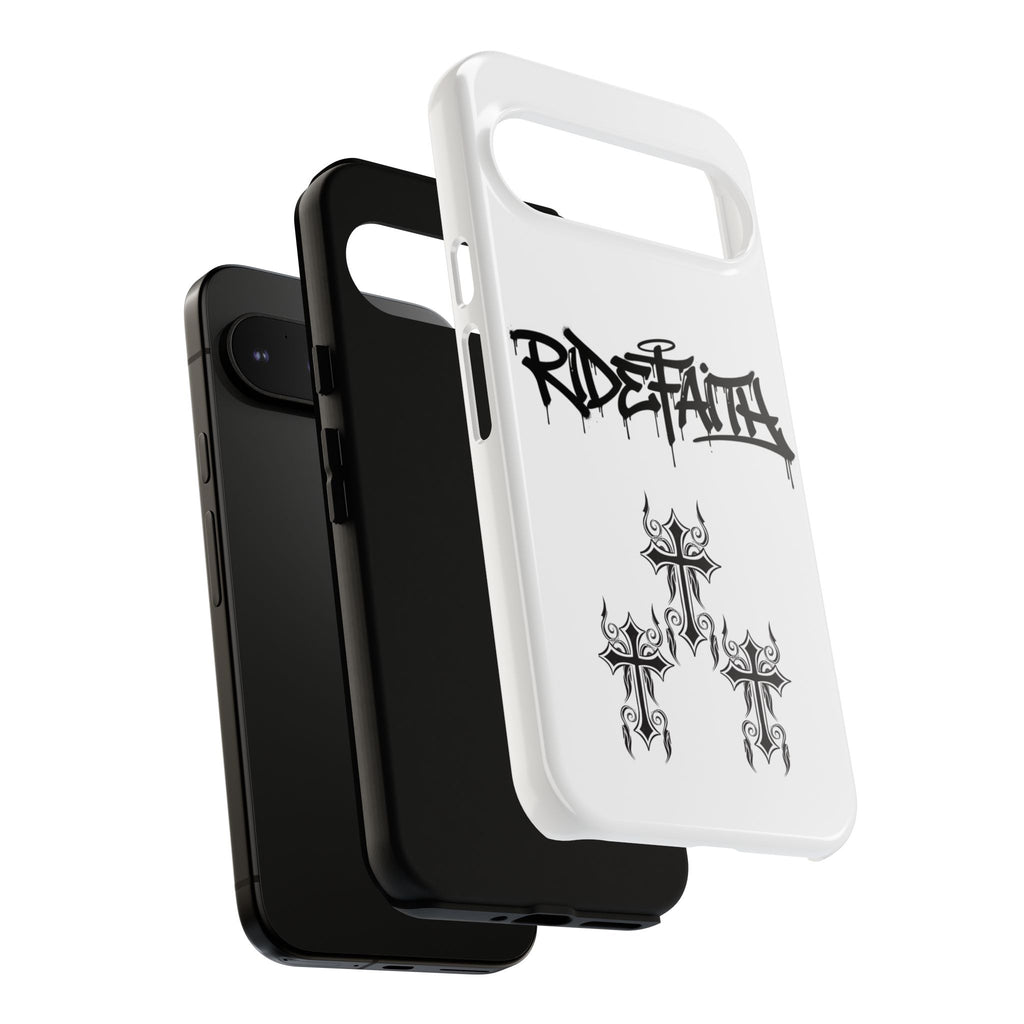 RideFaith Graffiti Tough Phone Case “WHITE”