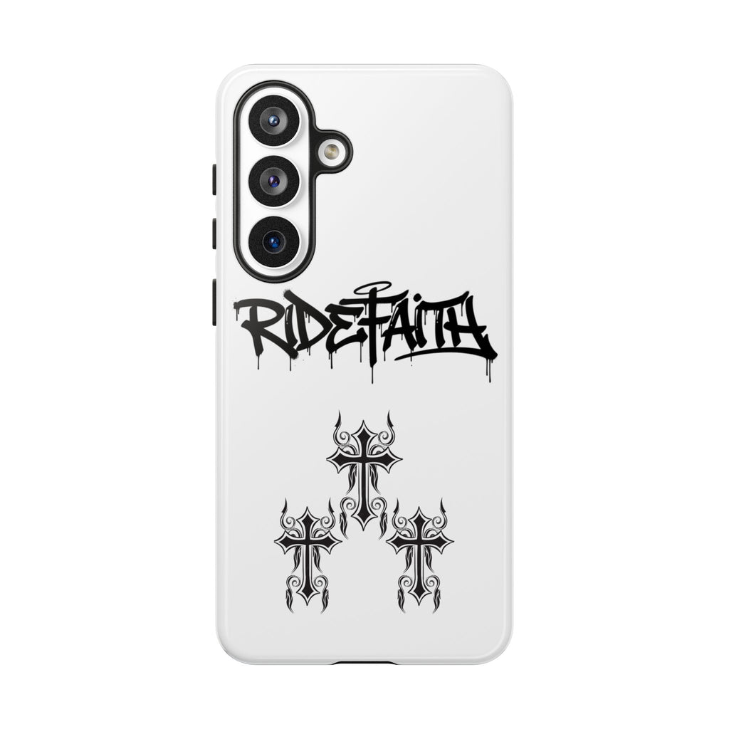 RideFaith Graffiti Tough Phone Case “WHITE”