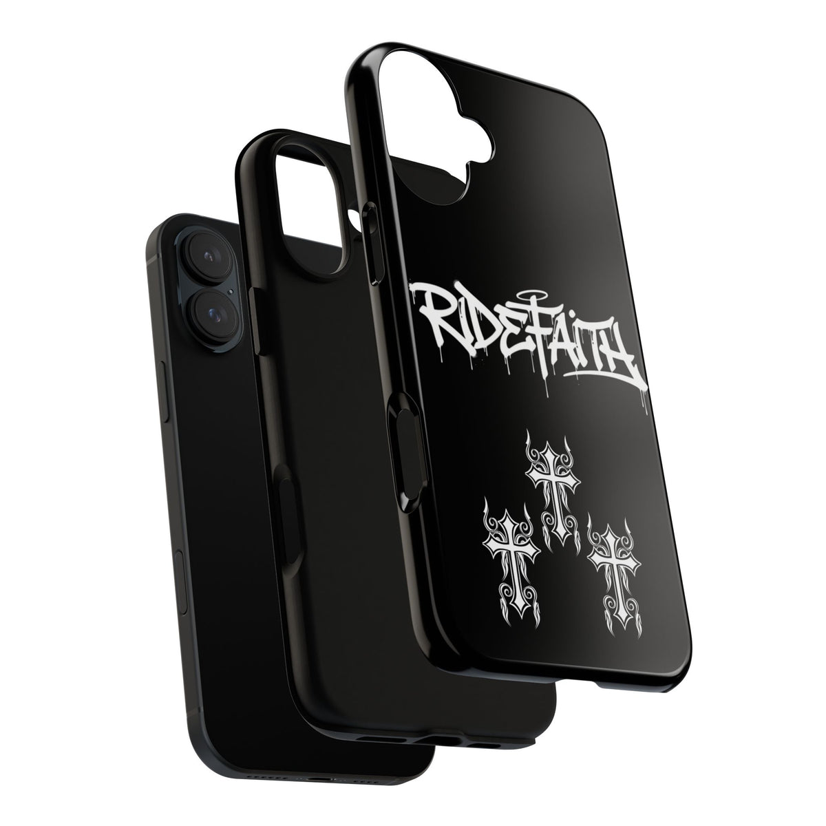 RideFaith Graffiti Tough Phone Case “BLACK”