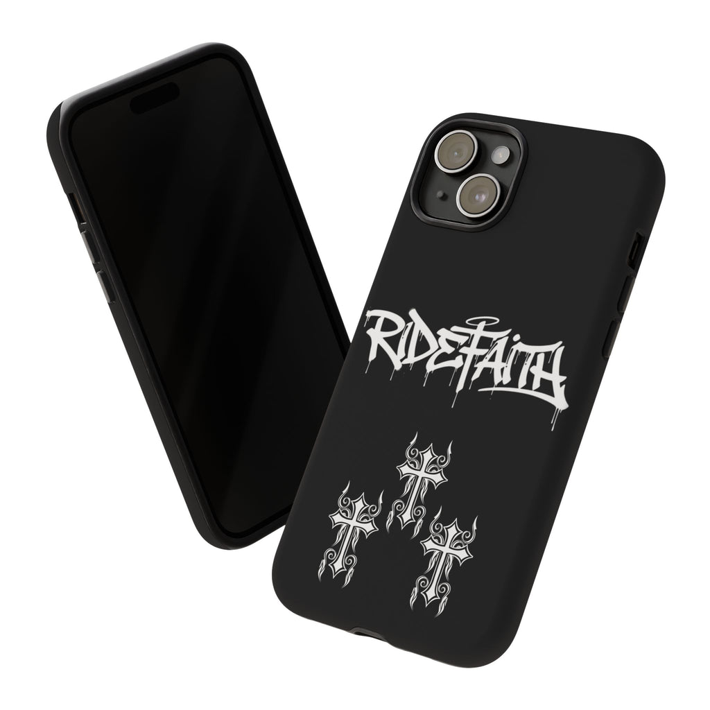 RideFaith Graffiti Tough Phone Case “BLACK”