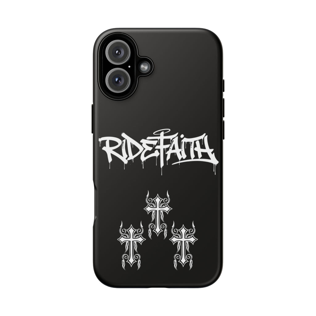 RideFaith Graffiti Tough Phone Case “BLACK”