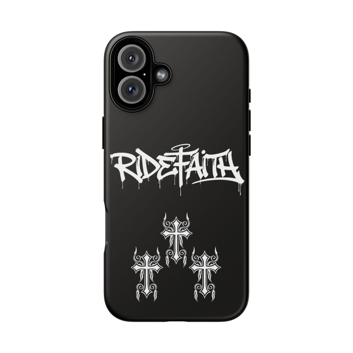 RideFaith Graffiti Tough Phone Case “BLACK”