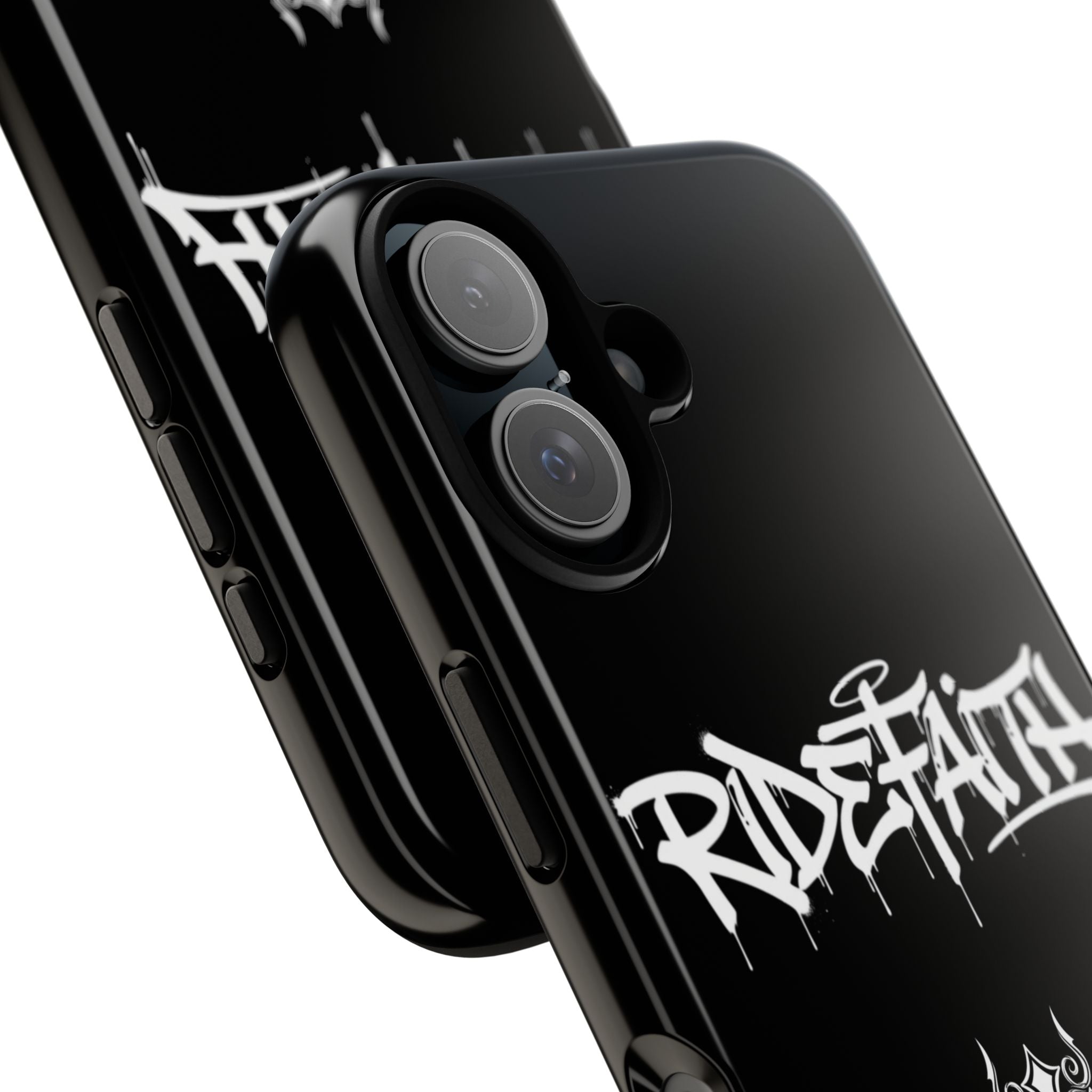 RideFaith Graffiti Tough Phone Case “BLACK”