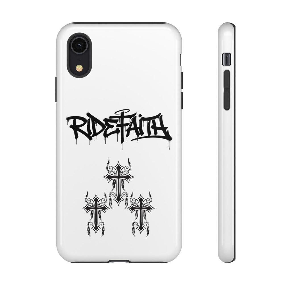 RideFaith Graffiti Tough Phone Case “WHITE”