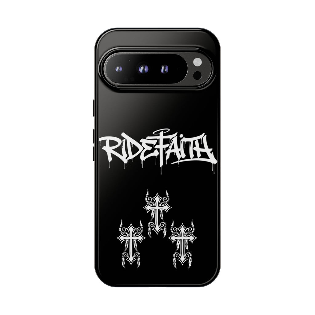 RideFaith Graffiti Tough Phone Case “BLACK”