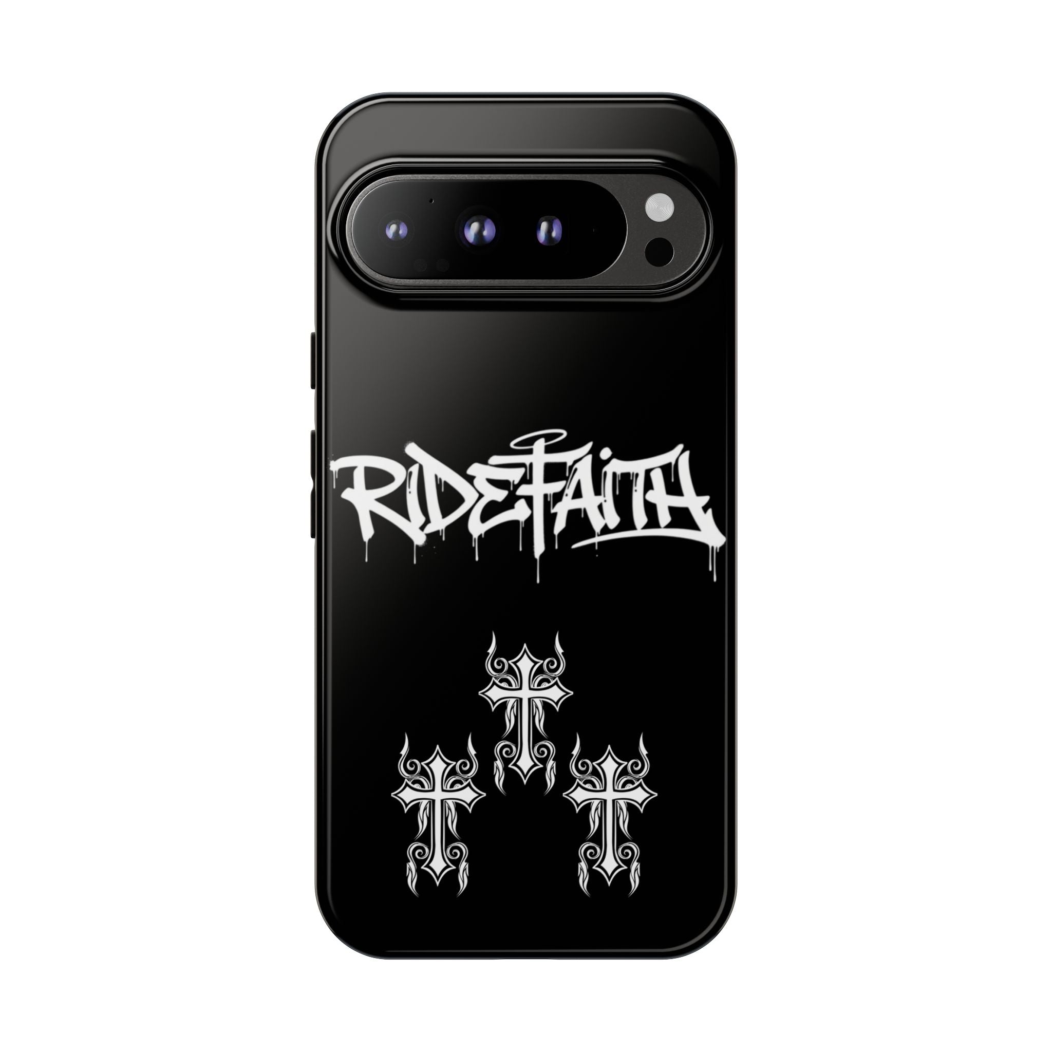 RideFaith Graffiti Tough Phone Case “BLACK”