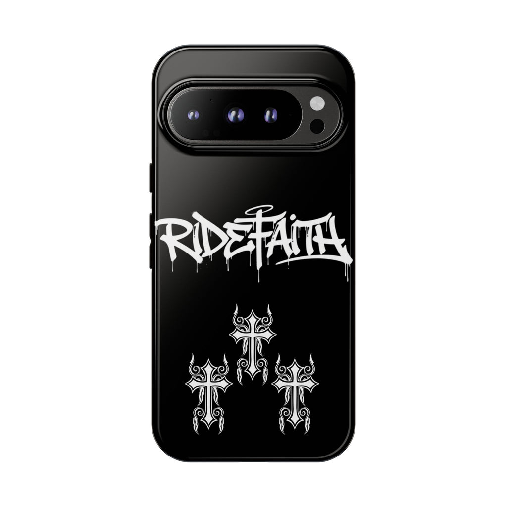 RideFaith Graffiti Tough Phone Case “BLACK”