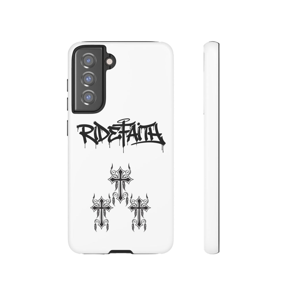 RideFaith Graffiti Tough Phone Case “WHITE”