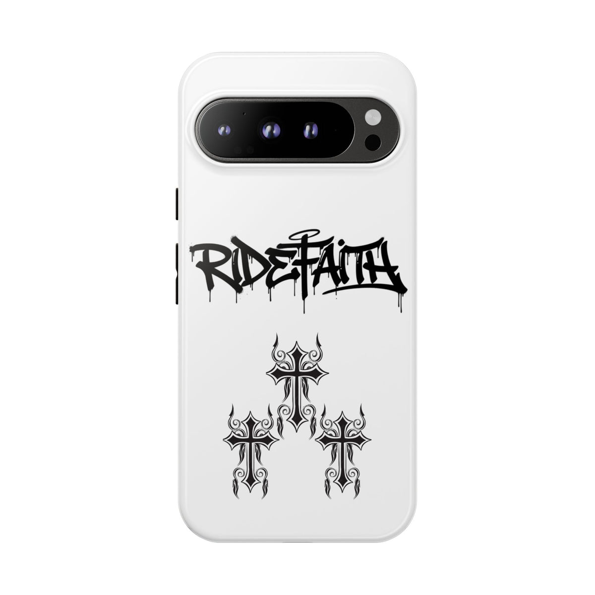 RideFaith Graffiti Tough Phone Case “WHITE”