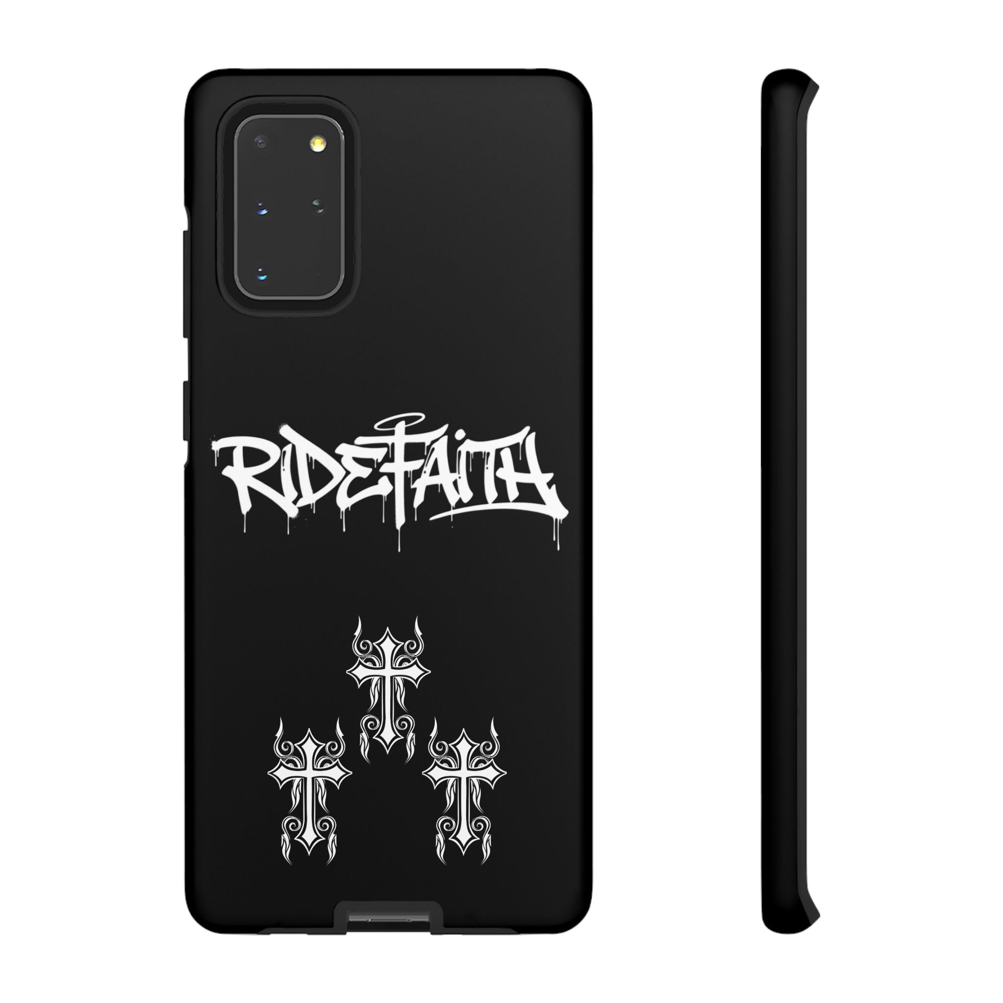 RideFaith Graffiti Tough Phone Case “BLACK”