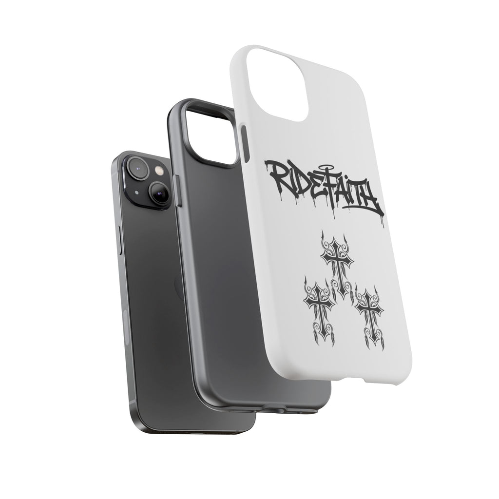 RideFaith Graffiti Tough Phone Case “WHITE”