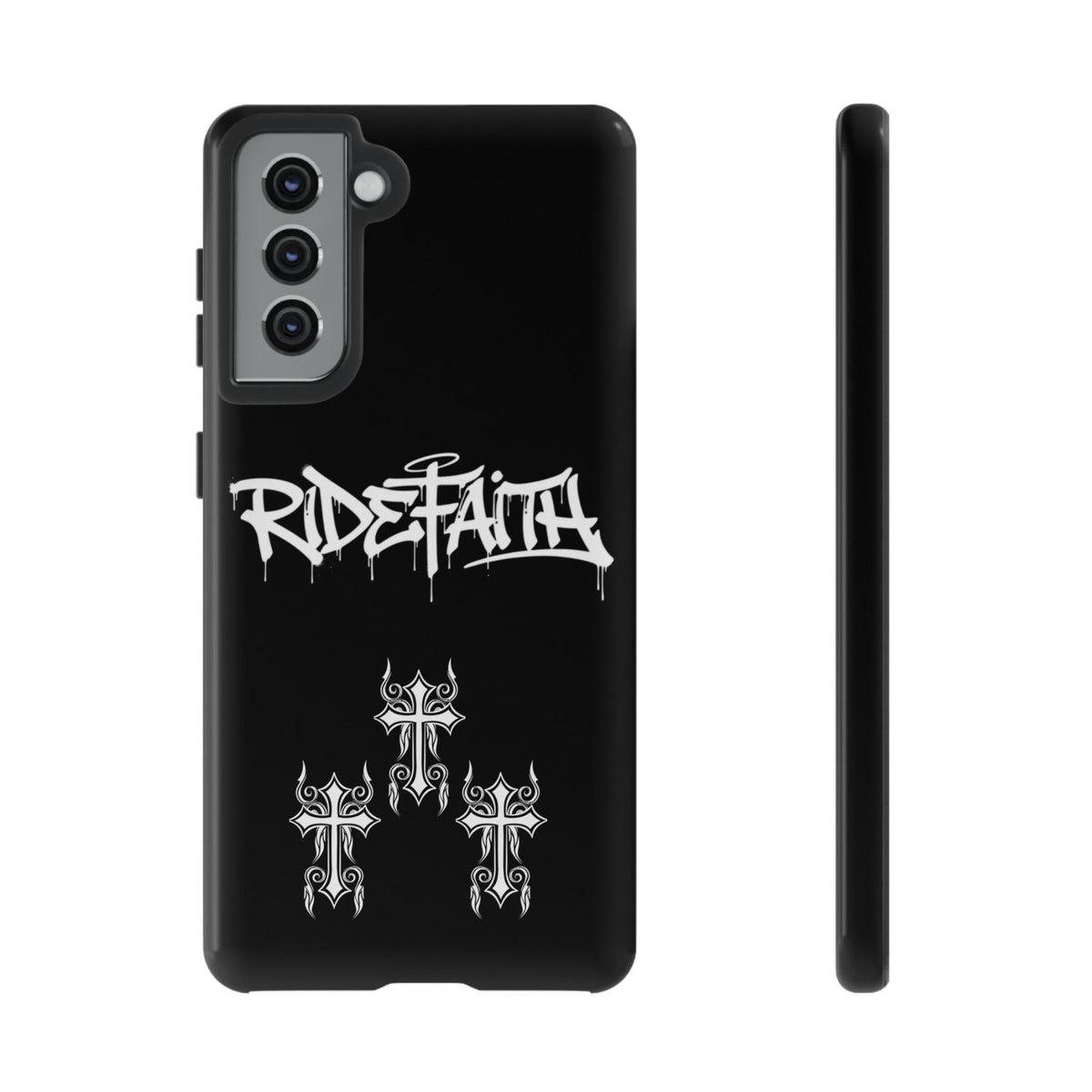 RideFaith Graffiti Tough Phone Case “BLACK”