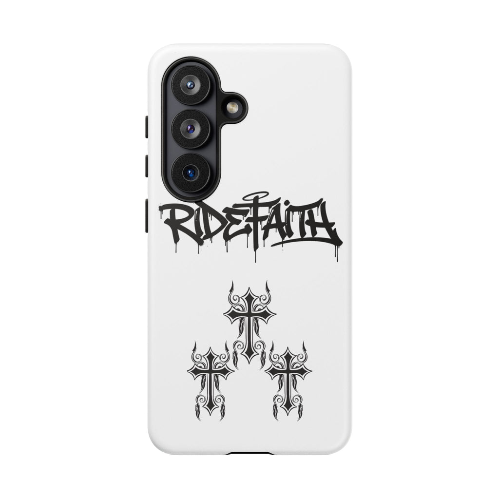 RideFaith Graffiti Tough Phone Case “WHITE”