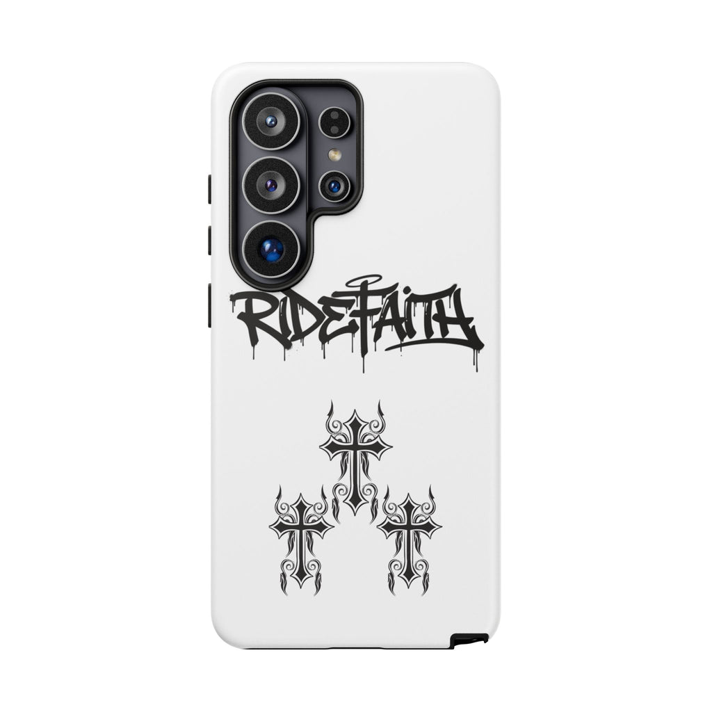 RideFaith Graffiti Tough Phone Case “WHITE”