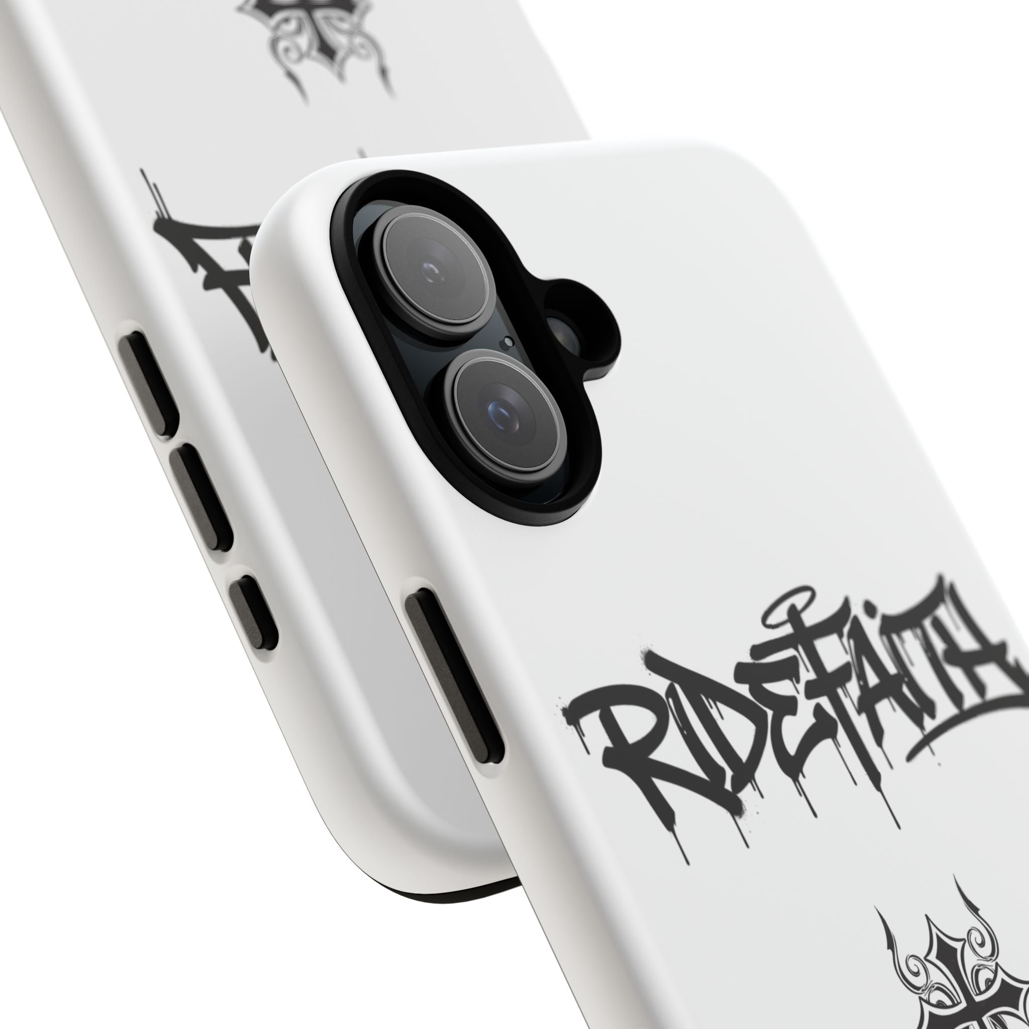 RideFaith Graffiti Tough Phone Case “WHITE”