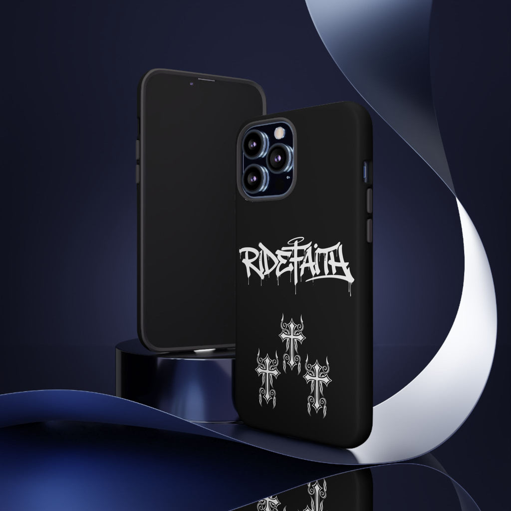 RideFaith Graffiti Tough Phone Case “BLACK”