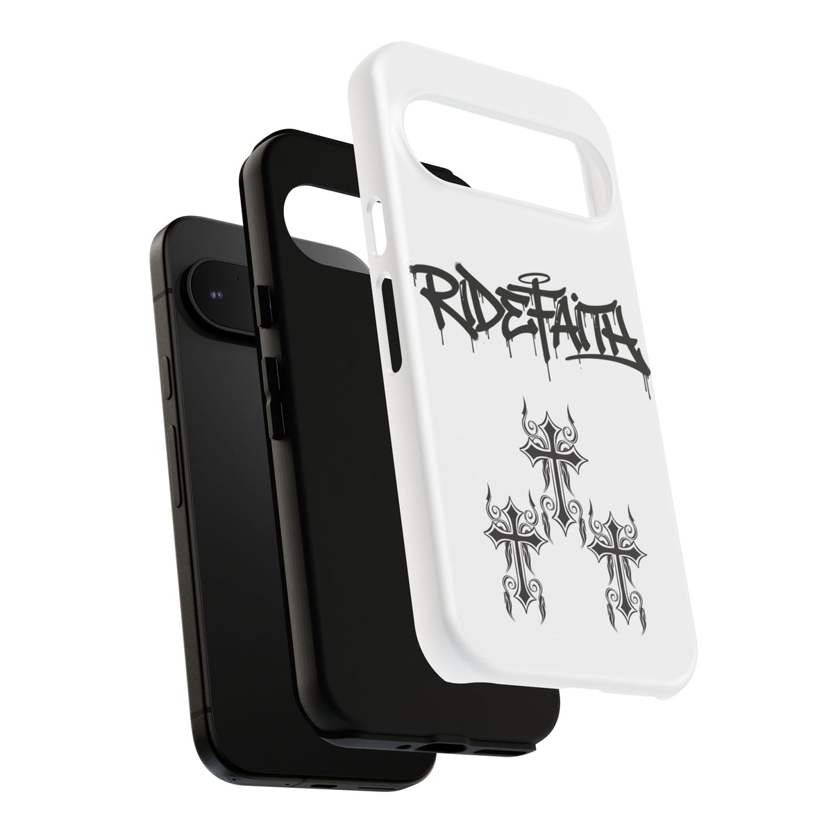 RideFaith Graffiti Tough Phone Case “WHITE”