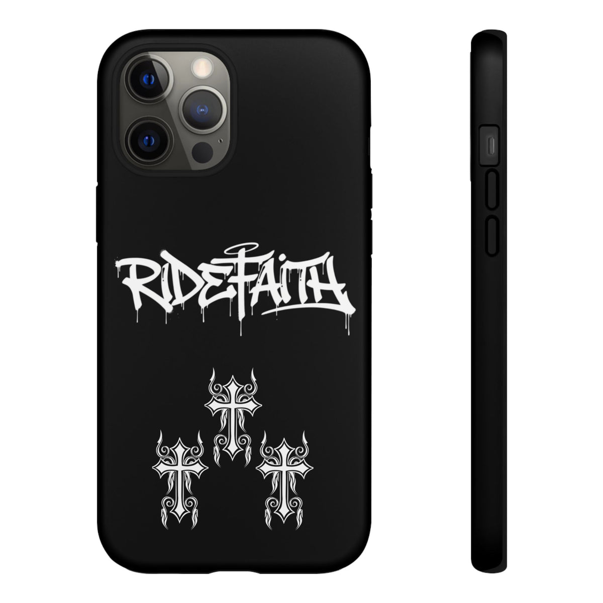 RideFaith Graffiti Tough Phone Case “BLACK”