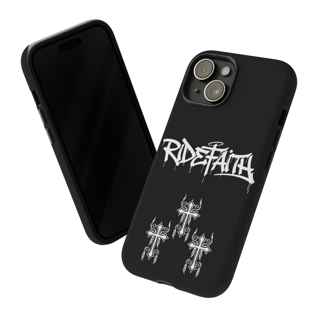RideFaith Graffiti Tough Phone Case “BLACK”