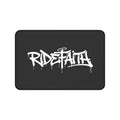 Ride Faith Graffiti Desk Mat — Black Gaming/Office Mouse Pad