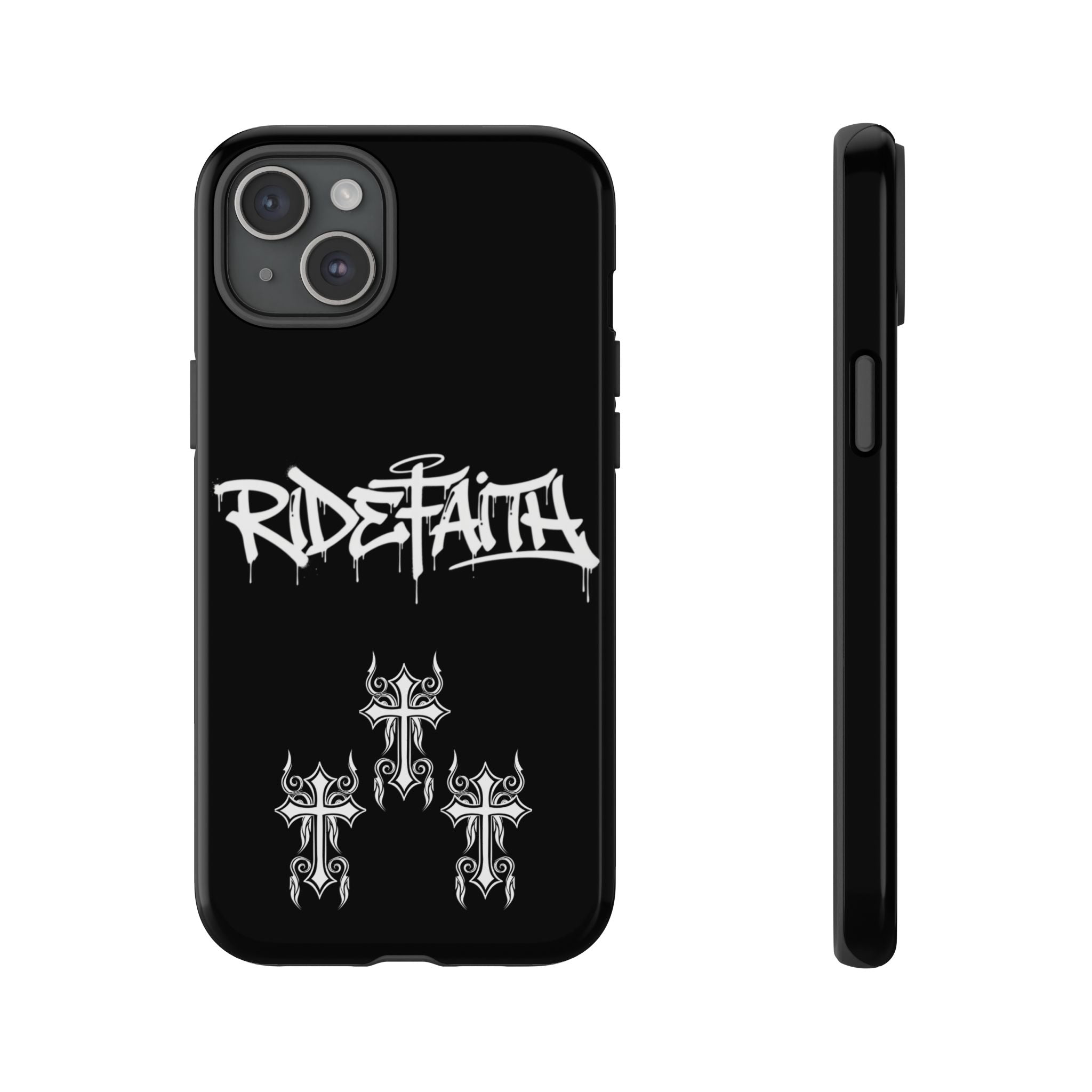RideFaith Graffiti Tough Phone Case “BLACK”
